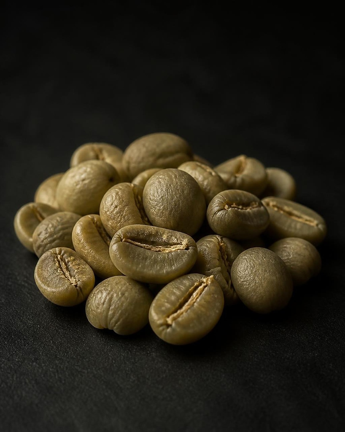 Rå, urristede kaffebønner fra Brasilien — Cerrado.