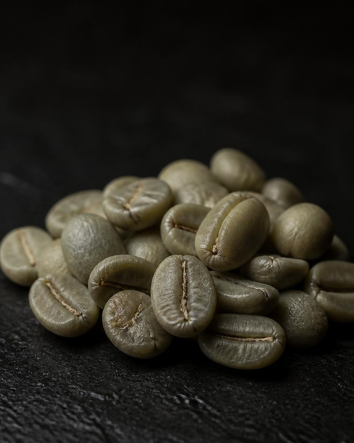 Rå, urristede kaffebønner fra Guatemala — Antigua.